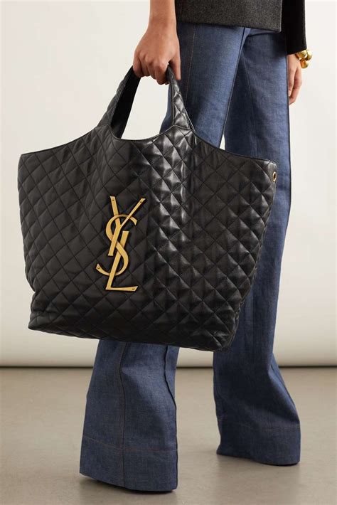 ysl bag perforated tote|ysl free tote bag.